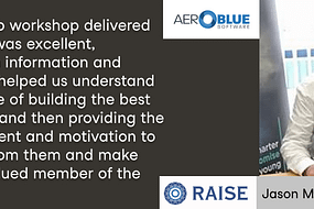 Raise Ventures Accelerator review with Jason McDevitt, startup founder at Aeroblue Software