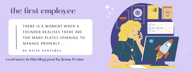 Jenny Ervine on the first employee